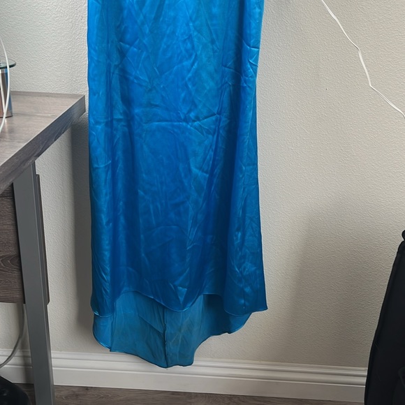 Windsor Prom Dress—Aqua Blue Formal Gown size 3/4****not see through*** - Picture 2 of 4